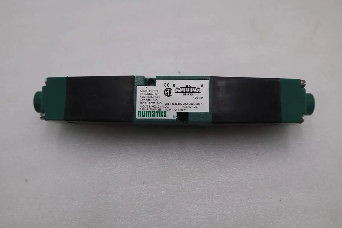 Numatics 081SS500M000061 Pneumatic Air Solenoid Manifold Valve STOCK H1508