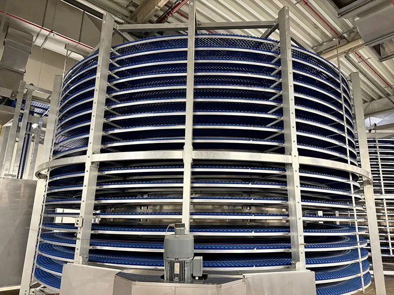 Used Kaak Group Twin Drum Ambient Cooler Spiral Conveyors Minnesota US | Harvest Equipment and Fabrication Inc #1445083