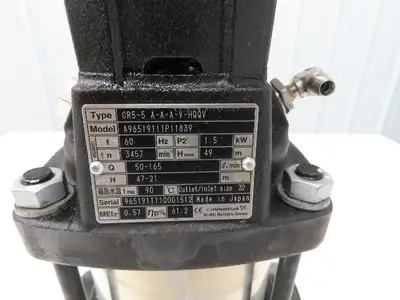 Grundfos CR5-5 A-A-A-V-HQQV Coolant Pump 50-165 L/min 1.5kw 230V 3PH 1.25"npt