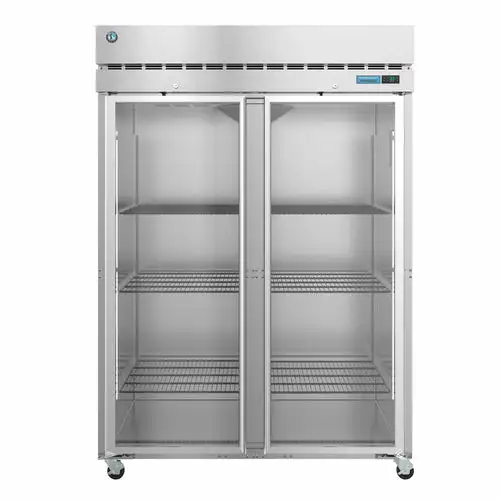 Hoshizaki R2A-FG Steelheart 55" Two Section Reach In Refrigerator, (2) Left/Right Hinge Glass Doors, 115v