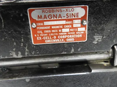 Robbins XLO Model A-10 Tooling & Accessories, Magnetic Chucks | Machinery Central (2)