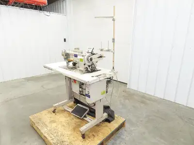 KM-1070BLX-7 Fortuna Industrial Sewing Embroidery Servo Machine 230VAC 1Ph *Read
