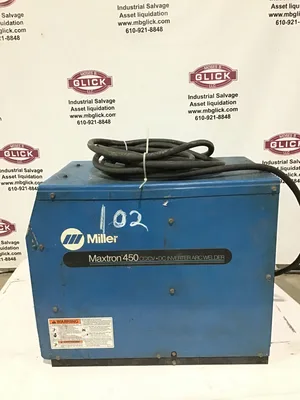 Miller Maxtron 450 CC/CV DC Inverter Arc Welder 3PH