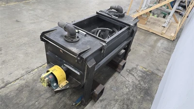 16 CU/FT Stainless Steel Lowe C-16 Platform Double Ribbon Blender, 7.5 HP