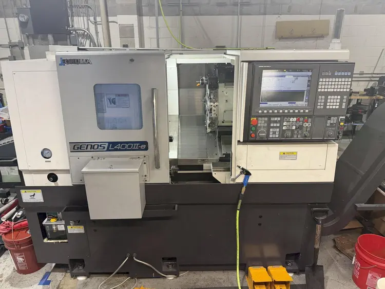 Used 2022 OKUMA GENOS L400II-E CNC Lathes Michigan US | Tramar Industries #908938