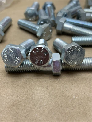(48) 307A 3/8 X 1-3/4 PLTD HEX -HEAD NNB Fast Shipping + Warranty