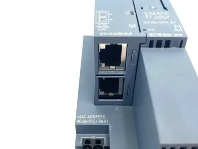 USED SIEMENS SIMATIC ET 200SP PROFINET INTERFACE MODULE W/ BUS ADAPTER