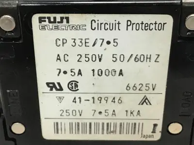 USED FUJI ELECTRIC CP33E/7.5