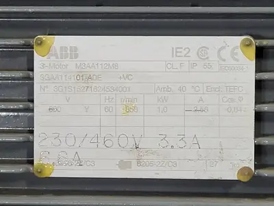 Used ABB 3GAA114101-ADE Motors (misc) British Columbia CA | Lenmark #246949