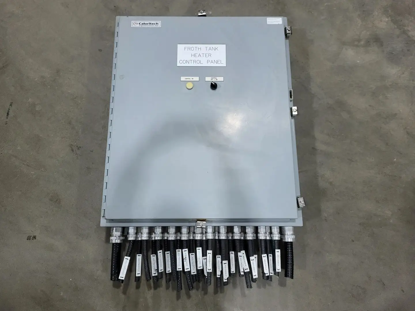 49" x 31" x 9" Electrical Enclosure w/ Terminals and Wiring