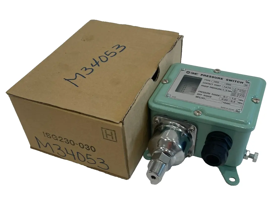 NEW SMC ISG230-030 PNEUMATIC PRESSURE SWITCH ISG230030
