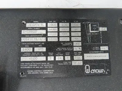 Used GENERAL ELECTRIC _UNKNOWN_ Forklift Attachments Indiana US | Arrow Industrial #1412086