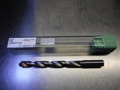 Walter Titex 9/16" 2 Flute Coolant Thru Carbide Drill A6489DPP-9/16IN (LOC2962A)