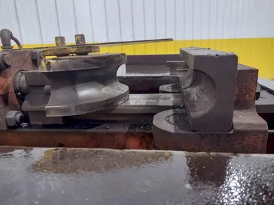 3" HUTH MODEL #2007 HYDRAULIC RAM TYPE TUBE BENDER & END FORMER: STOCK #19709
