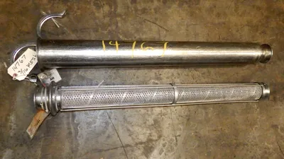 USED TRI CLOVER STREAMLINE STRAINER 3" INLINE STRAINER