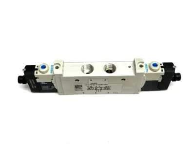 USED FESTO PISTON GATE SOLENOID VALVE 5/3 CLOSED, 566501