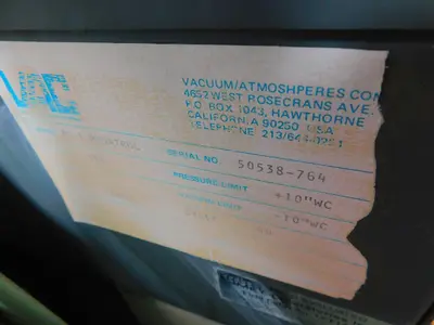 Used VAC HE-493 Vacuum Chambers Texas US | Aucto #1459838