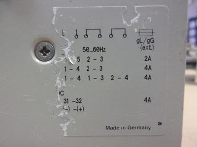 USED Siemens TRANSFORMER 4AM8195-0AE50-0U