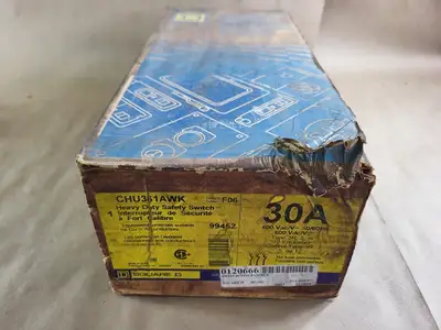 NEW SQUARE D CHU361AWK
