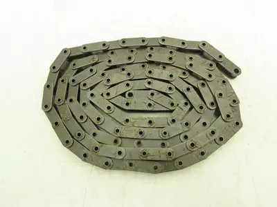 C-2050 Double Pitch Hollow Pin Roller Chain Conveyer 1.25" 10 Ft Length
