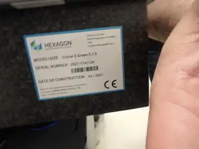 Used 2021 HEXAGON GLOBAL S GREEN 5.7.5 Coordinate Measuring Machines California US | Machnet #1548399