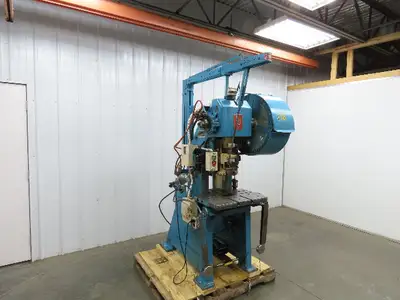 L&J No 18 Mechanical OBI Punch Press 18 Ton 2" Stroke 6" Throat 1.5Hp 3Ph