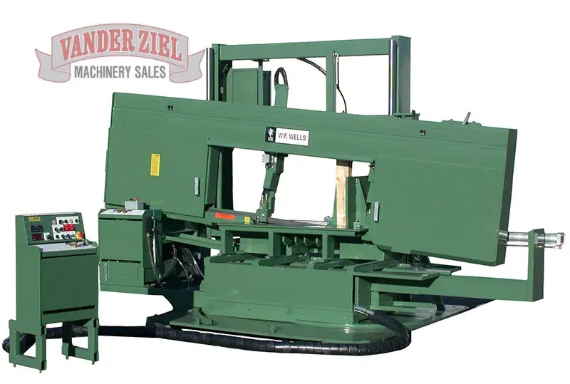 New | in-Stock W.F. WELLS M-36-3 Horizontal Dual Column Band Saws Michigan US | Vander Ziel Machinery Sales #480339