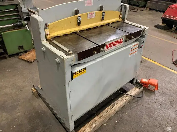 Used NATIONAL NH3612 Power Squaring Shears (Gauge) Ontario CA | Trader Machinery Inc #184995