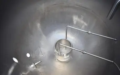 Used Hamilton 500 Gallon Jacketed Tank (Kettle), Full Vacuum / Evaporator