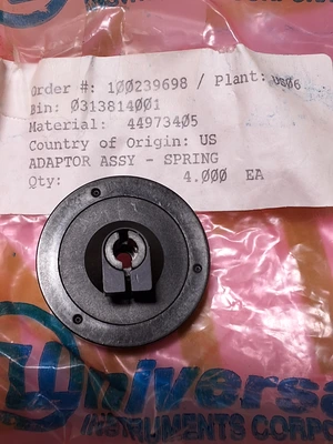 UNIVERSAL INSTRUMENTS 44973405 SPRING ADAPTOR ASSEMBLY 44973404 REV B - BRAND NEW