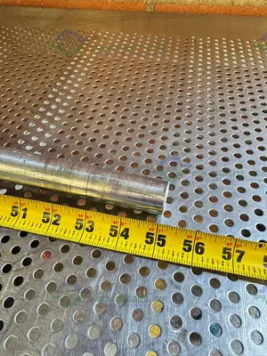 Used 55" STAINLESS STEEL MIXING SHAFT 1" DIAMETER W/ 12" IMPELLER Agitator Shaft California US | Equipment Lab #1415106