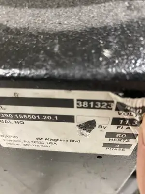 F-19 | Rapid Force  Plastic Granulator 480V 3ph Wide Schute - Used