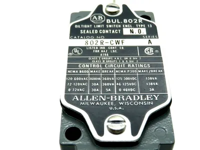 NEW ALLEN BRADLEY 802R-CWF LIMIT SWITCH SERIES A 802RCWF