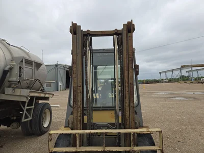 Caterpillar DP45 Diesel Forklift, Single Stage, Side Shift, Clamp, 21,265.4 Hours Indicated (Bad
