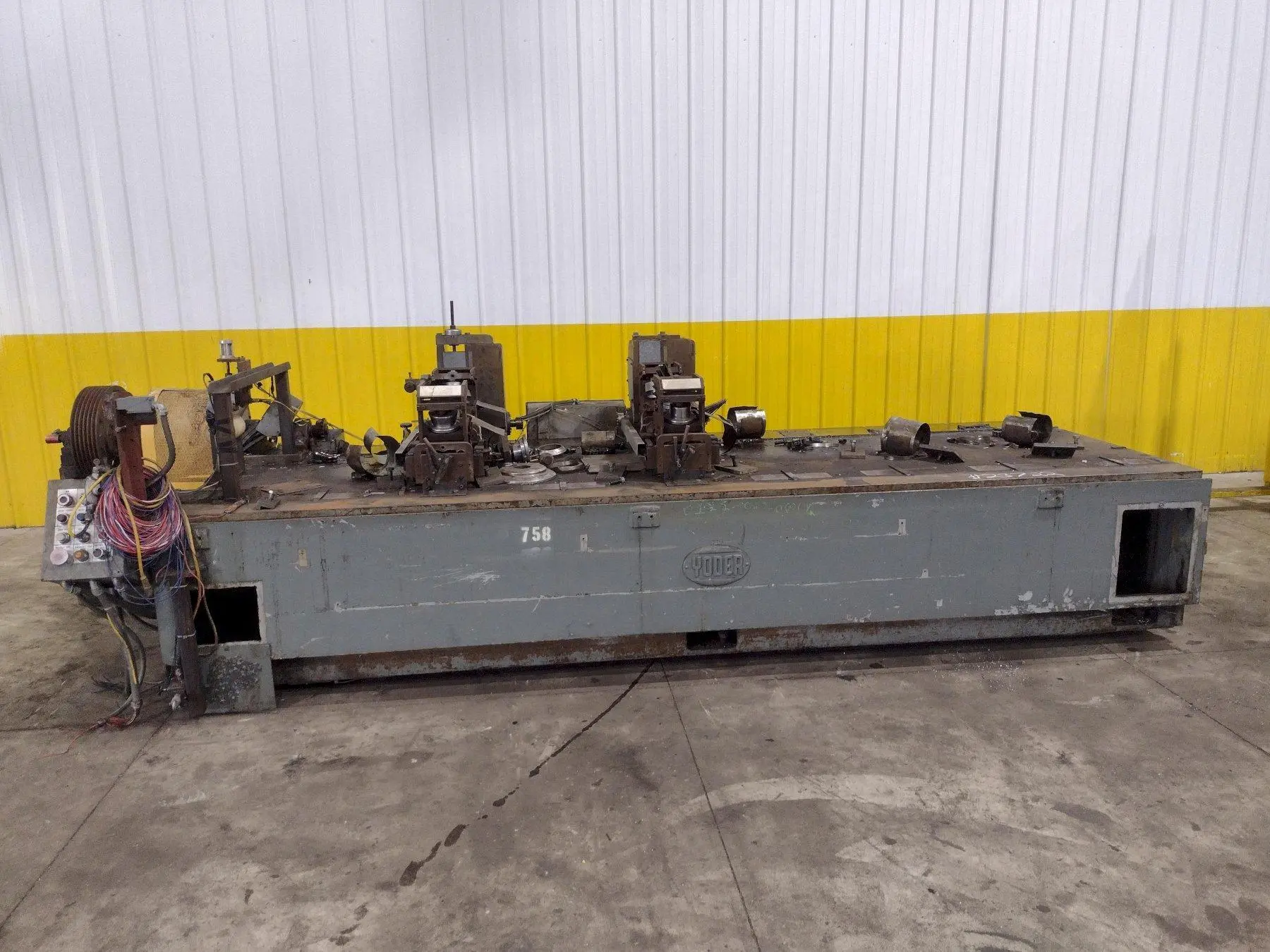 8 STAND x 2" YODER ROLLFORMER BASE: STOCK #23722