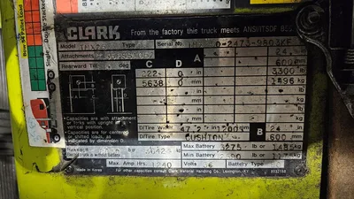 Clark TMX25 Forklift