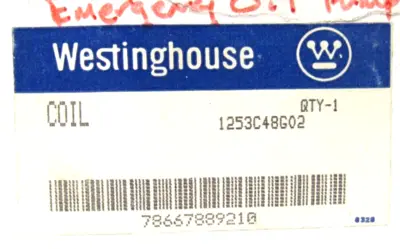 NEW WESTINGHOUSE 1253C48G02 COIL