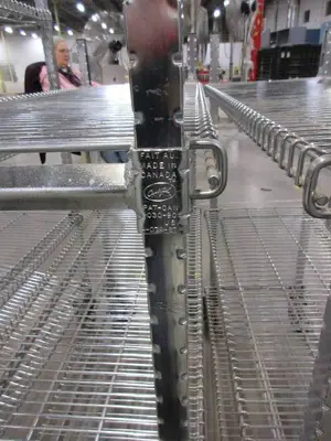 CARI ALL, METRO STYLE,  WIRE SHELVING ON WHEELS