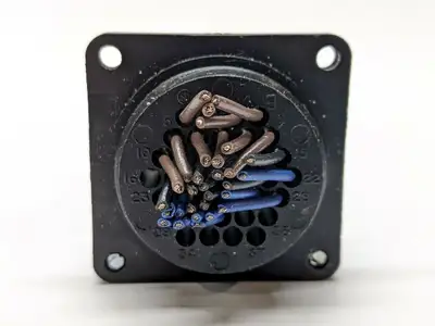 206306-1 | TE  Connector Housing 37 Position AMP CPC Receptacle LOT OF 2 - Used