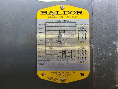USED BALDOR M3708T