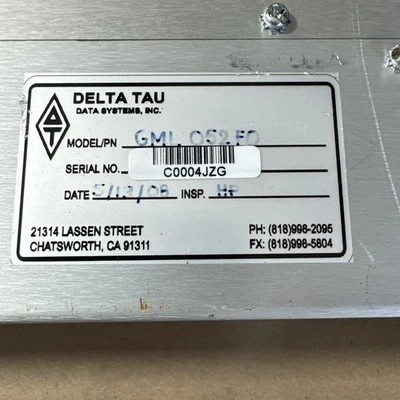 USED Delta Delta Tau Data Systems GML052F0