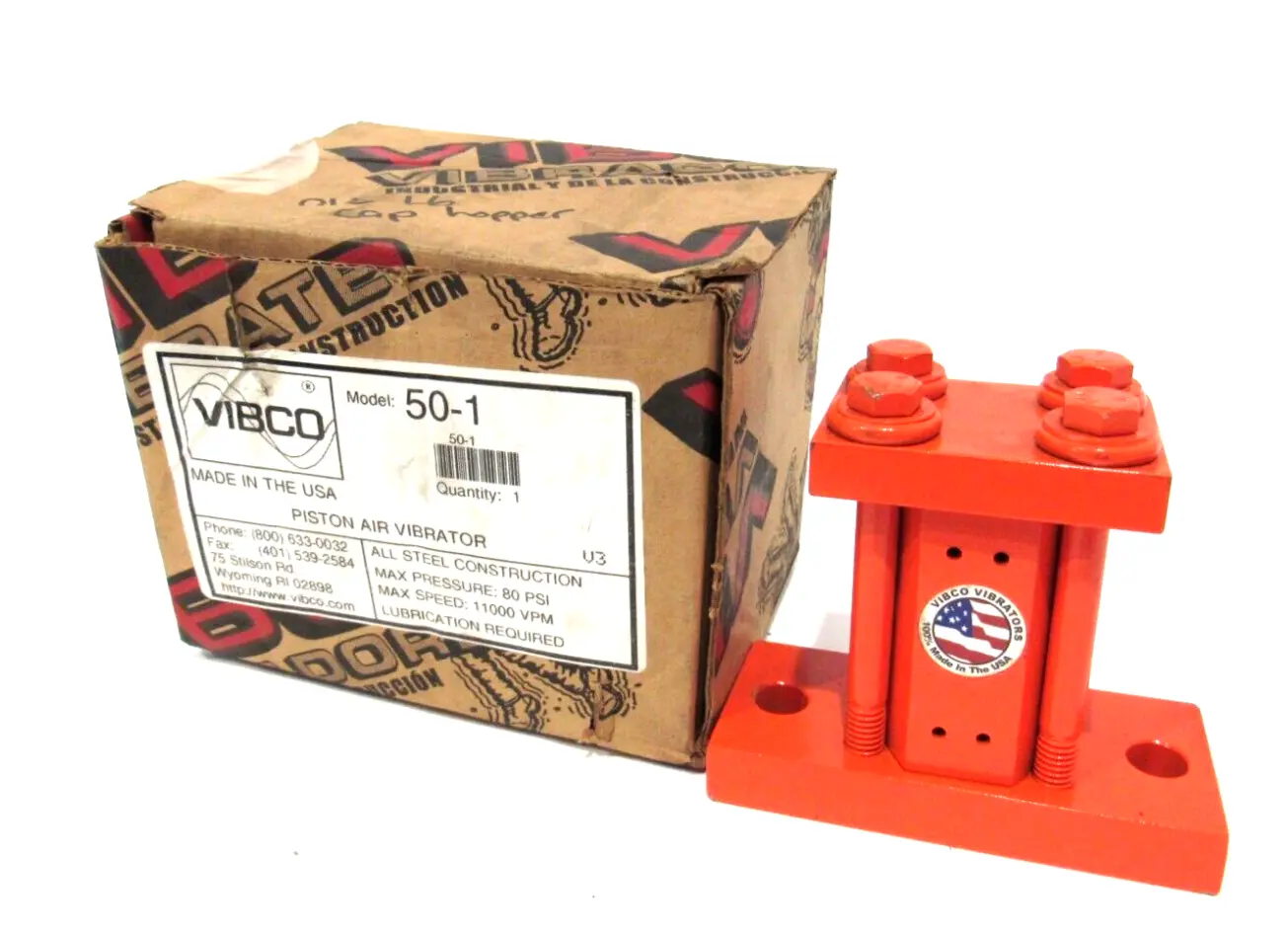 NEW VIBCO 50-1 PNEUMATIC VIBRATOR 501