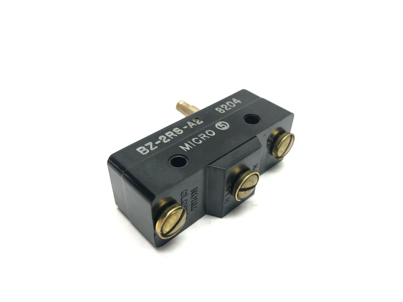 BZ-2RS-A2 | Micro Switch  Plunger Limit Switch 1/8HP-125VAC 1/4HP-250VAC - Used