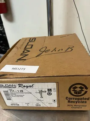 Used SLOAN 111-1.28 Plumbing Equipment Ohio US | Surplus Asset Holdings #1553639