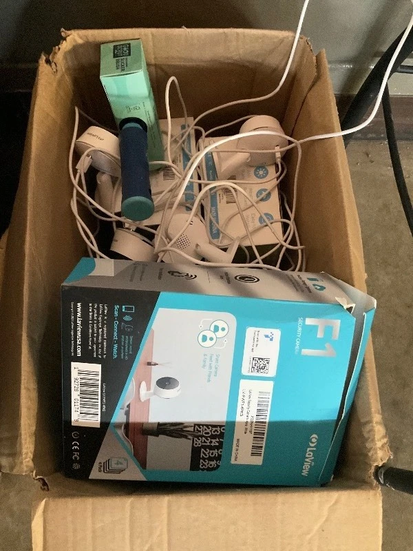 Lot of security cameras