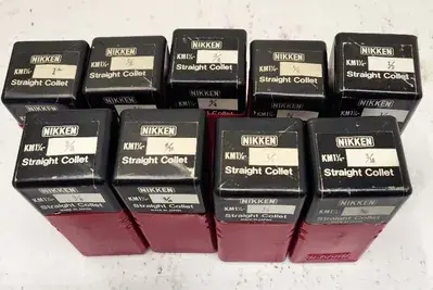Used NIKKEN KM1 1/4 STRAIGHT COLLETS Misc Industrial Equipment Kentucky US | Aucto #687515