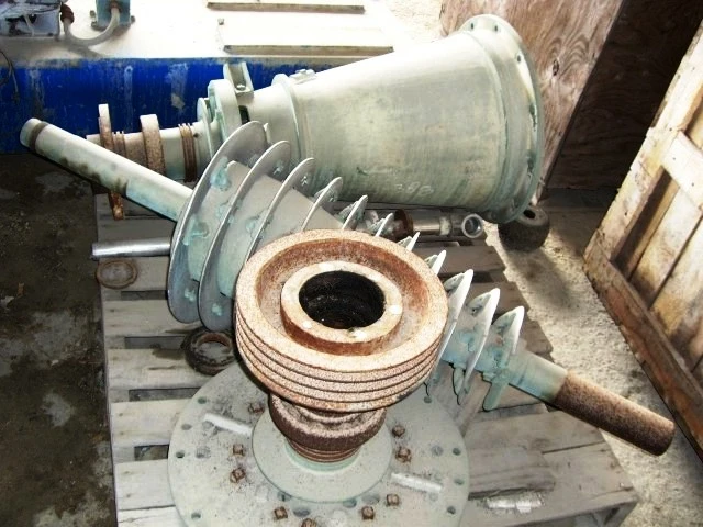 Bird 18 x 28 solid bowl decanter centrifuge, Monel.