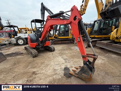 Used 2019 KUBOTA U35-4 Excavators New Jersey US | Proxy Equipment #1424203