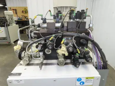 Voith IPC 5-50 101 2-Pump Hydraulic Power Unit 100 Gal 20 GPM 3000 PSI 40Hp 480V