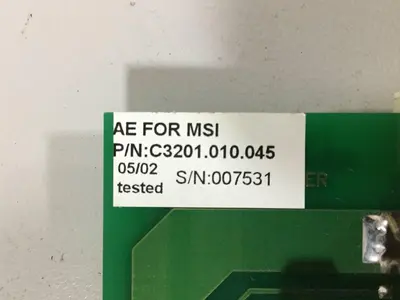 USED AMERICAN MSI C3201.010.045